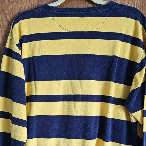 Chaps Ralph Lauren Polo Striped Men Long Sleeve Shirt Size L - Picture 4 of 4